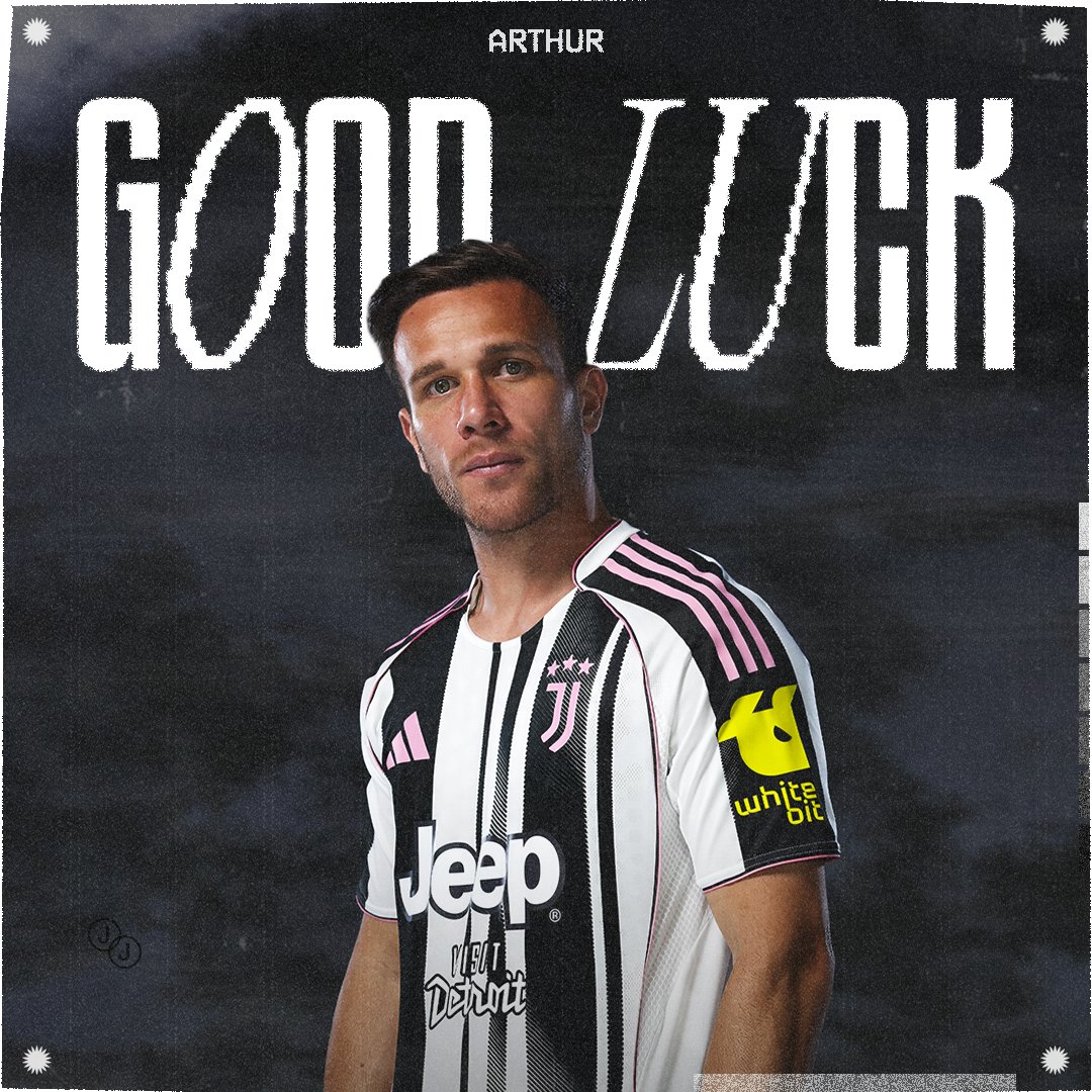 官方：尤文中场阿图尔租借加盟格雷米奥